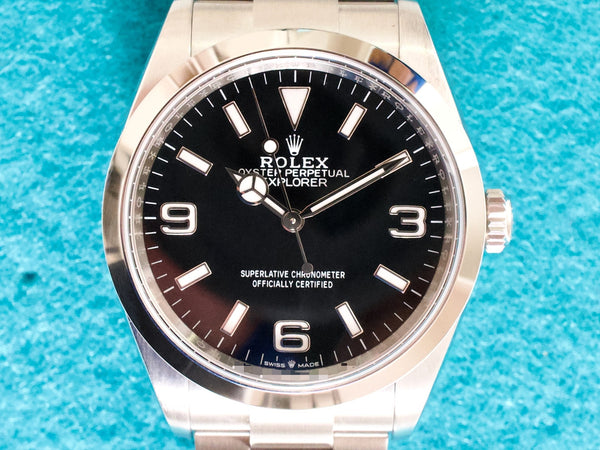 SOLDOUT: Rolex Explorer 124270 36MM Automatic Black Dial Mint Factory Warranty Box Papers 2026
