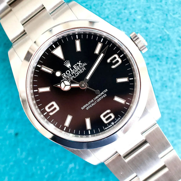 SOLDOUT: Rolex Explorer 224270 40MM Automatic Black Dial Full Links Box Papers Under FACTORY Warranty 2025