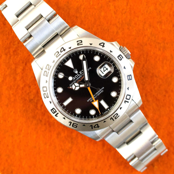 SOLDOUT: Rolex Explorer II 226570 Black Dial 42MM Automatic 2023 Box Papers Guaranteed Authentic Full Manufacturer Warranty