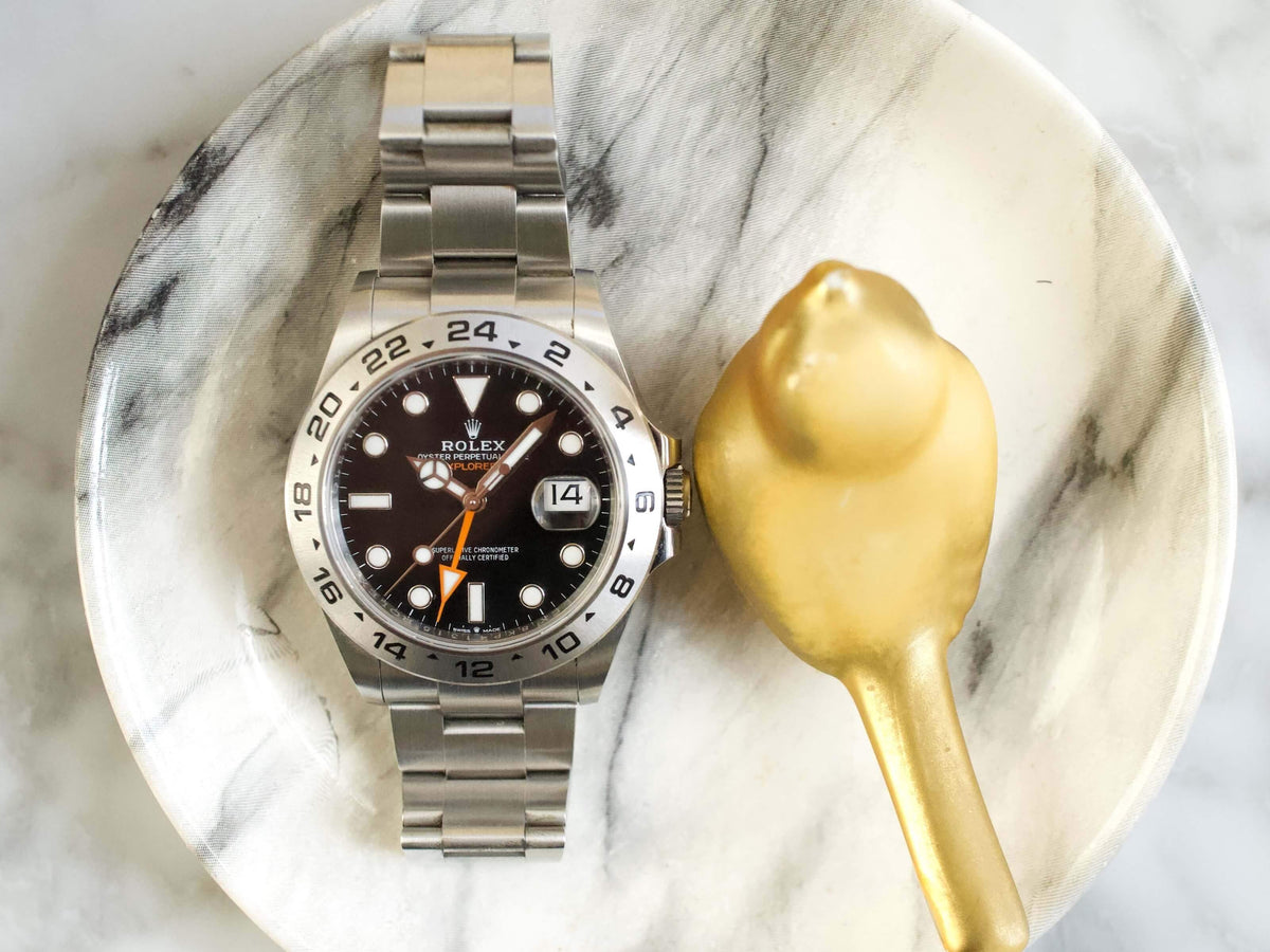 SOLDOUT: Rolex Explorer II 226570 Black Dial 42MM Automatic 2023 Box Papers Guaranteed Authentic Full Manufacturer Warranty - WearingTime Luxury Watches
