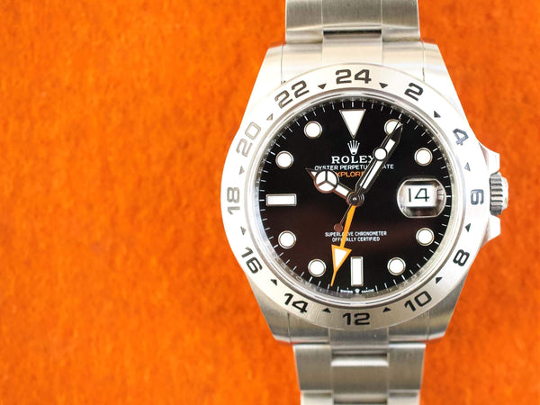 SOLDOUT: Rolex Explorer II 226570 Black Dial 42MM Automatic 2023 Box Papers Guaranteed Authentic Full Manufacturer Warranty