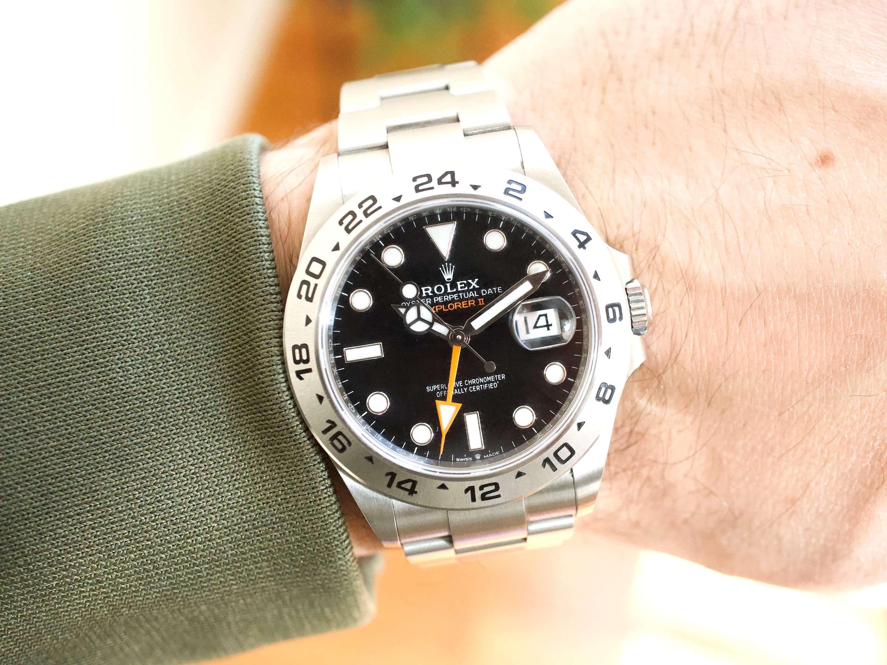 SOLDOUT: Rolex Explorer II 226570 Black Dial 42MM Automatic 2023 Box Papers Guaranteed Authentic Full Manufacturer Warranty - WearingTime Luxury Watches