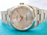 SOLDOUT: Rolex Oyster Perpetual 126000 36MM Silver Dial Gold Indices 2022 Factory Warranty
