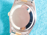 Rolex Oyster Perpetual 14233 34MM Blue Dial Two-tone 18k Gold Steel Automatic 1 Year Warranty CPO Box Papers 1995