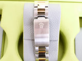 Rolex Oyster Perpetual 14233 34MM Blue Dial Two-tone 18k Gold Steel Automatic 1 Year Warranty CPO Box Papers 1995