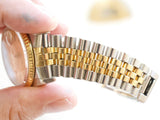 SOLDOUT: Rolex Datejust 16233 36MM Champagne Dial Automatic Rolex Travel Case 1990