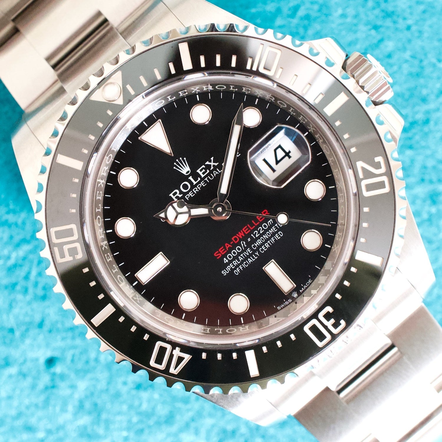 Rolex Sea-Dweller 126600 43MM 50th Anniversary Red Text Automatic Factory Warranty Box Papers 2023
