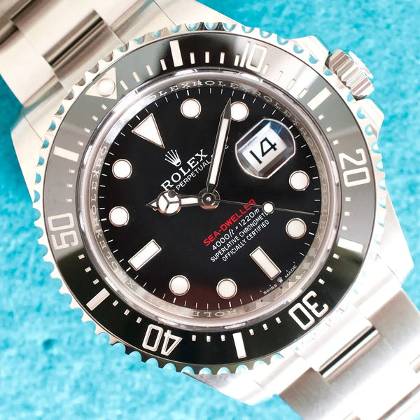 SOLDOUIT: Rolex Sea-Dweller 126600 43MM 50th Anniversary Red Text Automatic Factory Warranty Box Papers 2023