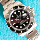 SOLDOUT: Rolex Submariner Date 116610LN 40MM Automatic Brand New Unworn New Old Stock Factory Stickers Box Papers 2011