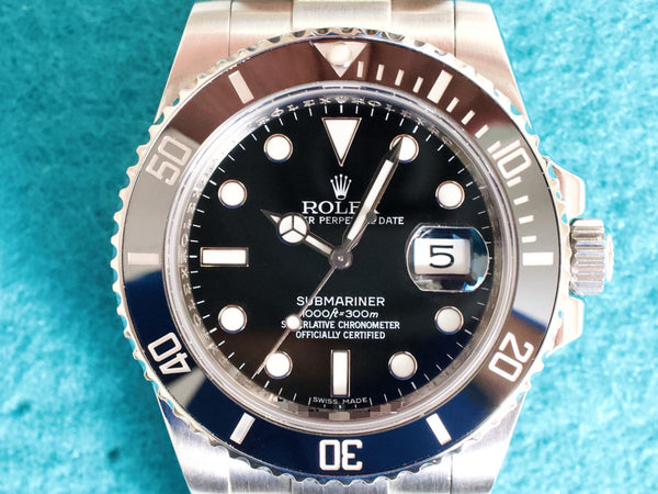 SOLDOUT: Rolex Submariner Date 116610LN 40MM Cerachrom Automatic Mint Serviced 1 Year Warranty Box Papers 2010