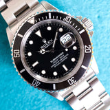 SOLDOUT: Rolex Submariner Date 16610 40MM Automatic BOX PAPERS 1989 FULLY SERVICED 1 YEAR WARRANTY