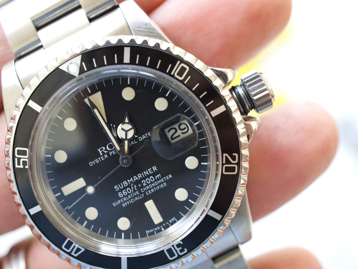 Rolex Submariner Date 1680 40MM FEET FIRST MK1 Original Dial and Handset Vintage - WearingTime Luxury Watches