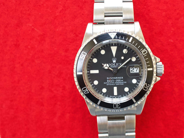 SOLDOUT: Rolex Submariner Date 1680 40MM FEET FIRST MK1 Original Dial and Handset Vintage