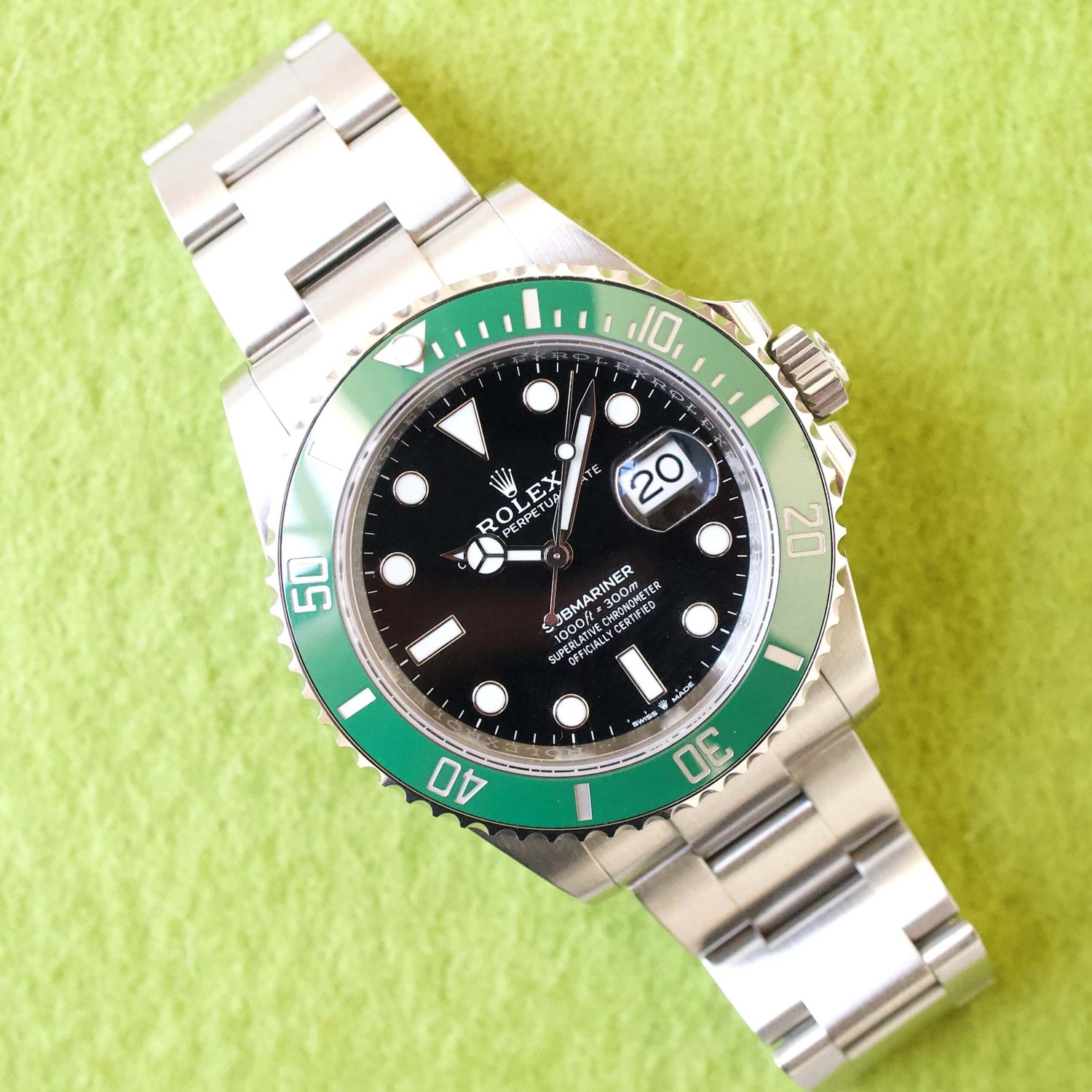 Rolex Submariner Date 126610LV Starbucks 41MM Factory Rolex Warranty Box Papers Guaranteed Authentic