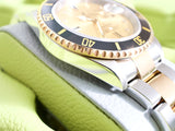 Rolex Submariner Date 116613LN Serti Dial Two-Tone 18k Yellow Gold Steel Automatic Box Papers 2002