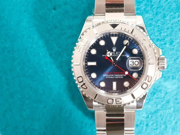 SOLDOUT: Rolex Yacht-Master 40MM 116622 Blue Dial 1 Year Warranty Box and Papers 2018