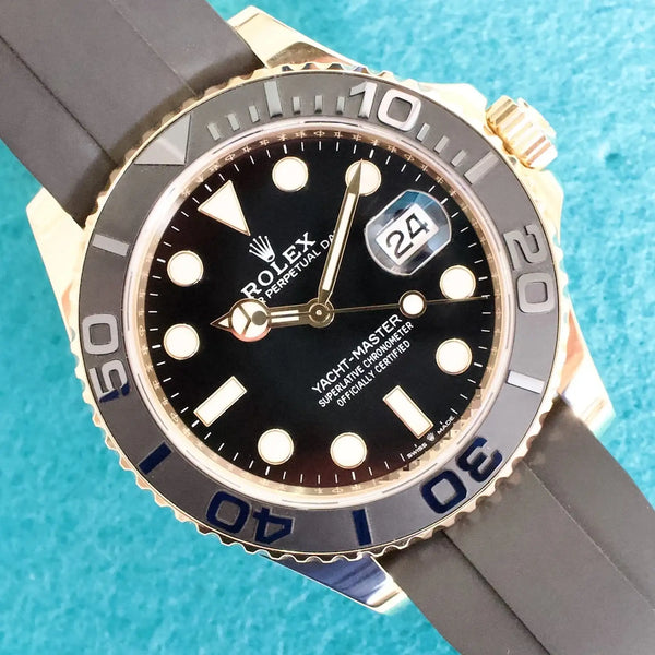 SOLDOUT: Rolex Yacht-Master 226658 42MM Yellow Gold Automatic Oysterflex D/G Factory Warranty Box Papers 2023