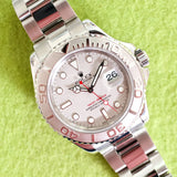 SOLDOUT: Rolex Yacht-Master 16622 40MM Platinum Dial Automatic Box Papers 2002