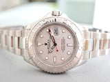 SOLDOUT: Rolex Yacht-Master 16622 40MM Platinum Dial Automatic Box Papers 2002