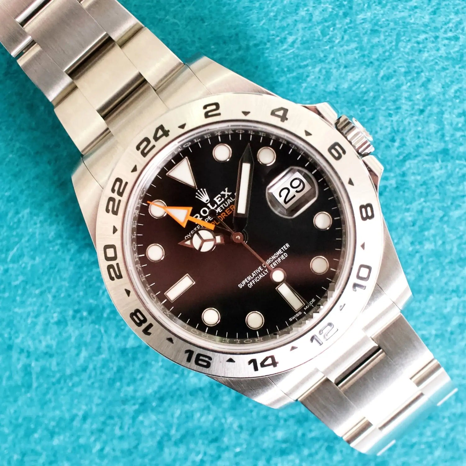 Rolex Explorer II 216570 42MM Automatic Black Dial Mint Box Papers 2019