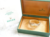 SOLDOUT: Rolex Lady-Datejust 69173 26MM 18k Yellow Gold Steel Champagne Dial FACTORY Diamond Dial 18k Fluted Bezel BOX PAPERS FULL SET Jubilee NO HOLES