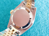 SOLDOUT: Rolex Lady-Datejust 179173 26MM Automatic 18k Two-Tone Jubilee Factory Blue Vignette Diamond Dial SERVICED Box Papers 2004