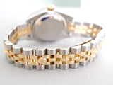 SOLDOUT: Rolex Lady-Datejust 179173 26MM Automatic 18k Two-Tone Jubilee Factory Blue Vignette Diamond Dial SERVICED Box Papers 2004