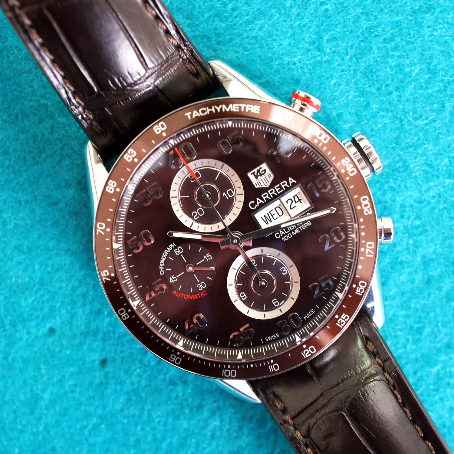 TAG Heuer Carrera Calibre 16 CV2A1R.FC6235 43MM Chronograph Automatic 2017