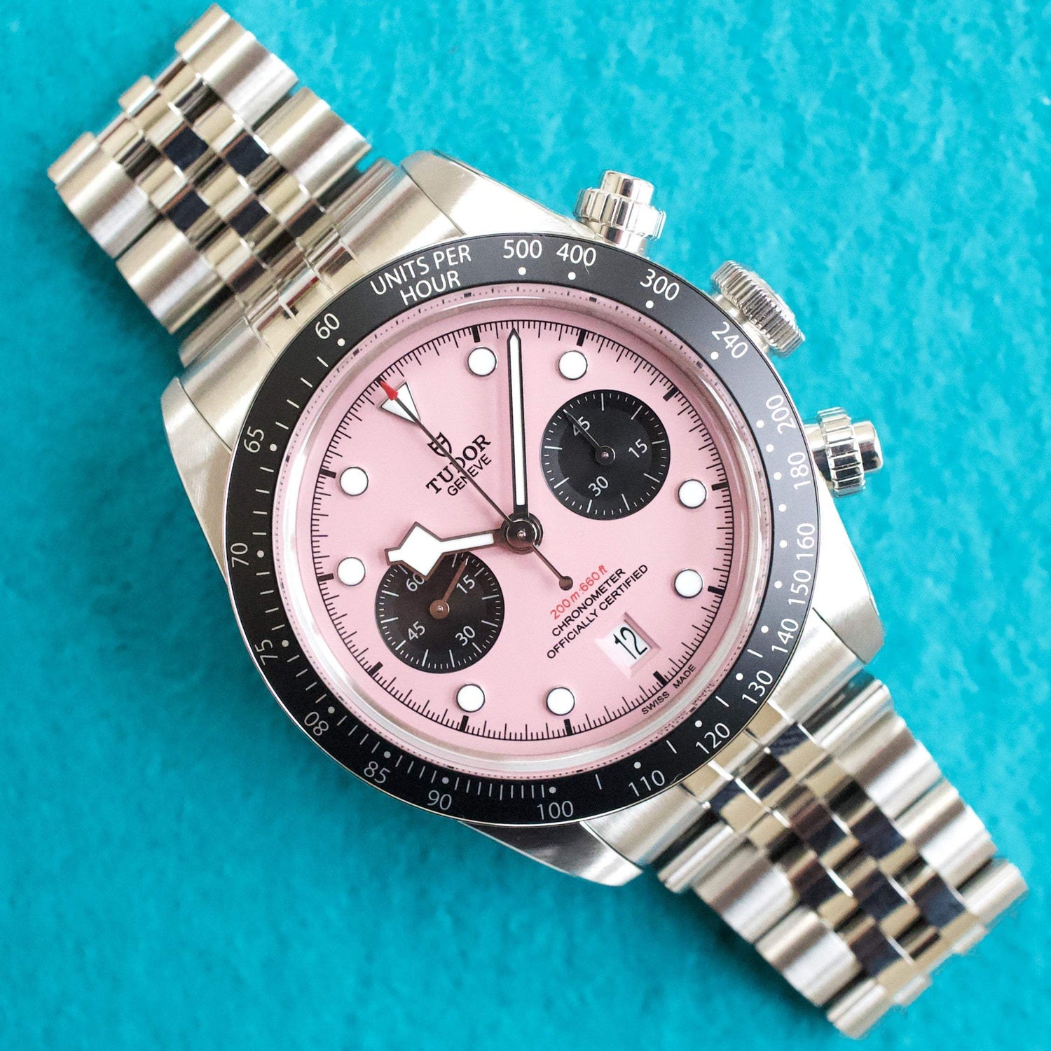 SOLDOUT: Tudor Black Bay Chrono 79360N Brand New Factory Pink Dial 2025 Factory Warranty Box Papers