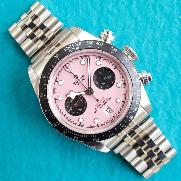 SOLDOUT: Tudor Black Bay Chrono 79360N Brand New Factory Pink Dial 2025 Factory Warranty Box Papers