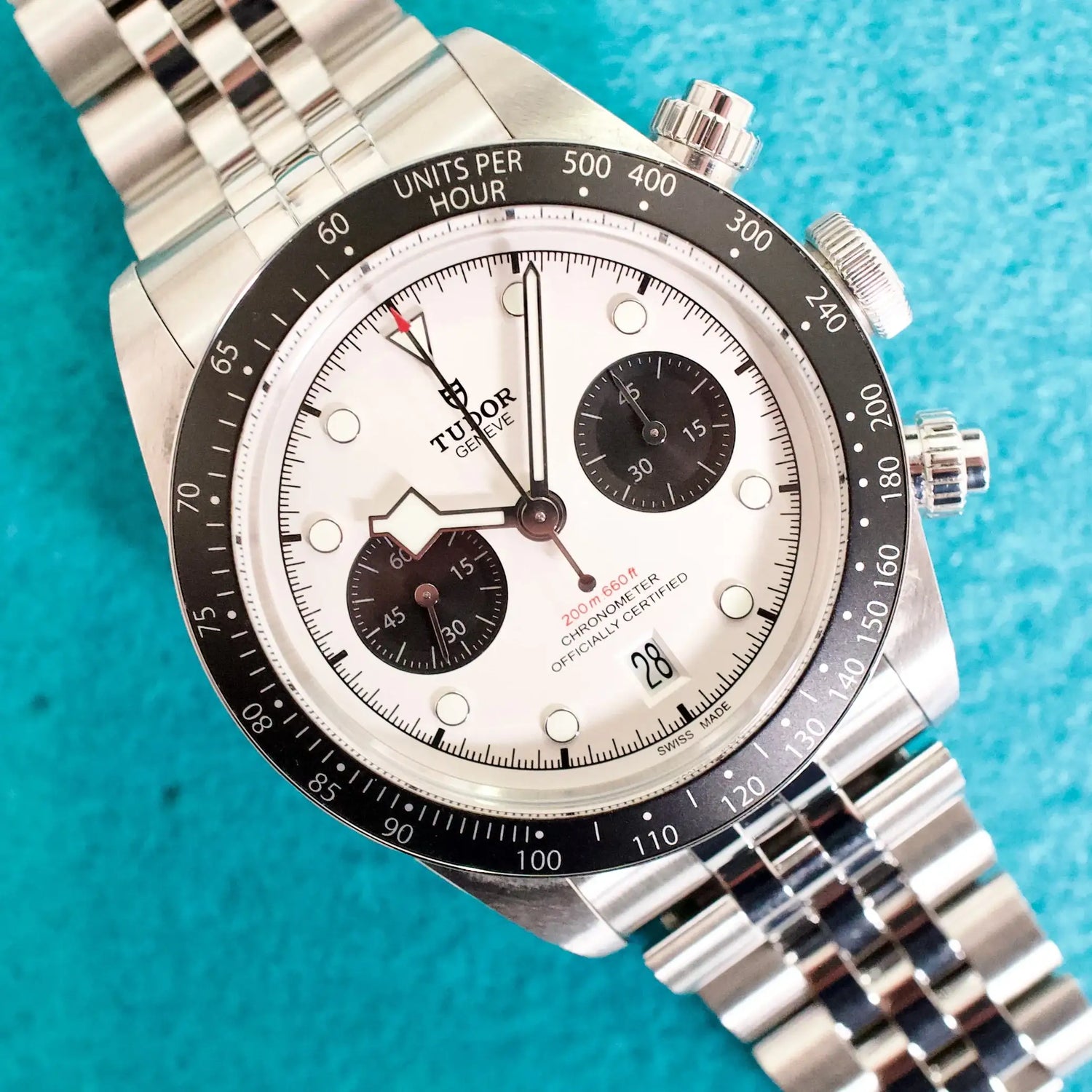 SOLDOUT: Tudor Black Bay Chrono 79360N Steel Panda 41MM Automatic Factory Warranty Box Papers 2025