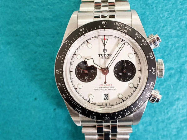 SOLDOUT: Tudor Black Bay Chrono 79360N Steel Panda 41MM Automatic Factory Warranty Box Papers 2025