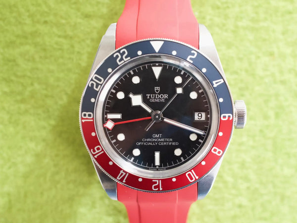 SOLDOUT: Tudor Black Bay GMT Pepsi 79830RB 41MM Automatic Black Dial Under FACTORY Warranty Box Papers 2022