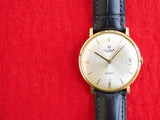 SOLDOUT: Universal Genève Chronometer Automatic 18K Gold Microtor 218-2 Vintage Swiss Watch FULLY SERVICED ONE YEAR WARRANTY