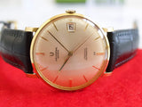 SOLDOUT: Universal Genève Chronometer Automatic 18K Gold Microtor 218-2 Vintage Swiss Watch FULLY SERVICED ONE YEAR WARRANTY