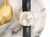 SOLDOUT: Universal Genève Chronometer Automatic 18K Gold Microtor 218-2 Vintage Swiss Watch FULLY SERVICED ONE YEAR WARRANTY