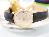 SOLDOUT: Universal Genève Chronometer Automatic 18K Gold Microtor 218-2 Vintage Swiss Watch FULLY SERVICED ONE YEAR WARRANTY