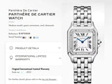 SOLDOUT: Cartier Panthère W4PN0008 Medium 27MM Steel Diamond Bezel Box 2023