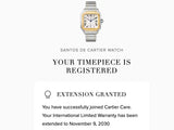 SOLDOUT: Cartier Santos W2SA0009 Large 40MM Two Tone 18K Gold and Steel Box Papers 2022 MINT