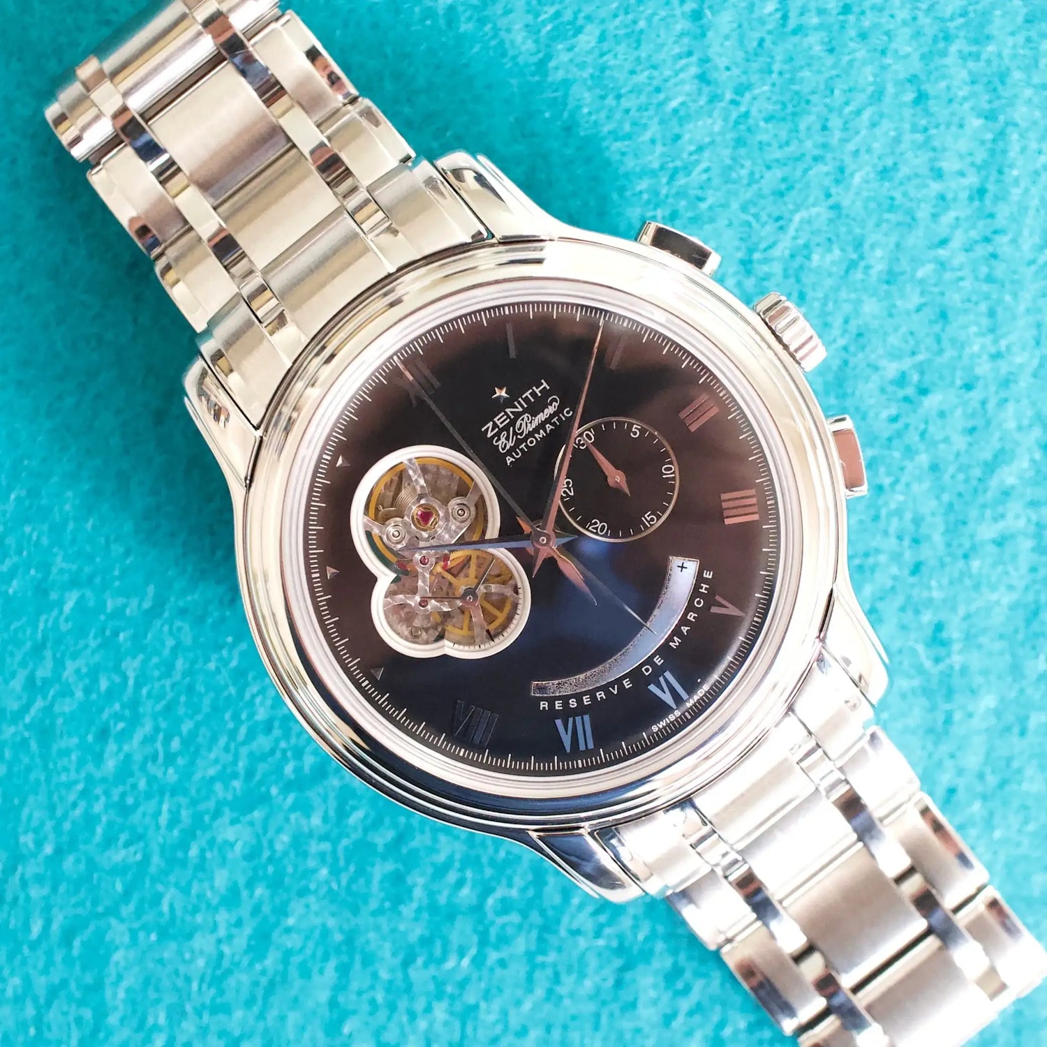 Zenith El Primero Chronomaster Open-Heart Dial 03.1260.4021 Automatic 45MM Chronograph Box