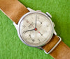 SOLDOUT: Benrus Sky Chief 38MM Vintage Manual Wind White Dial Chronograph