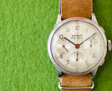 SOLDOUT: Benrus Sky Chief 38MM Vintage Manual Wind White Dial Chronograph