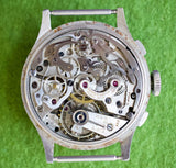 SOLDOUT: Benrus Sky Chief 38MM Vintage Manual Wind White Dial Chronograph