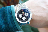SOLDOUT: Breitling Navitimer 01 43MM AB0120 Black Chronograph Factory Breitling Box Automatic
