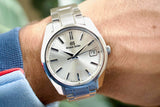 SOLDOUT: Grand Seiko Heritage 40MM Quartz Silver Dial Box Papers SBGP001G
