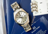 SOLDOUT: Grand Seiko Heritage 40MM Quartz Silver Dial Box Papers SBGP001G