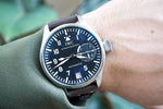 IWC Big Pilot 500201 46mm 7 Day Power Reserve Factory IWC Outer Box and Warranty Card - WearingTime Luxury Watches