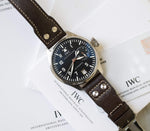 IWC Big Pilot 500201 46mm 7 Day Power Reserve Factory IWC Outer Box and Warranty Card - WearingTime Luxury Watches