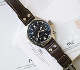 SOLDOUT: IWC Big Pilot 500201  Rare Transitional 46mm 7 Day Power Reserve IWC Box and Warranty Card