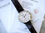 IWC Portuguese IW371445 40MM White Dial Chronograph Box and Papers - WearingTime Luxury Watches